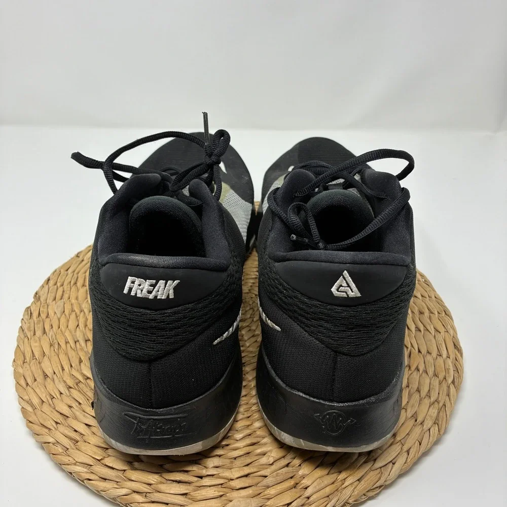 Nike Zoom Freak 4 World‎ Wonder Basketball Shoes Black Grey DJ6149-001 Mens S14